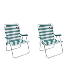 2-Piece Folding Camping Chair, Set of 2