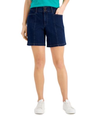 Charter Club Seamed Denim Shorts 