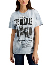 Juniors' Tie-Dyed Beatles Graphic T-Shirt