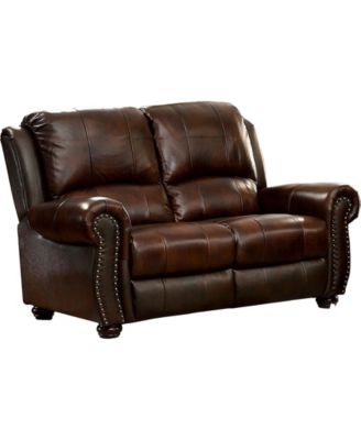 Todrick Leather Loveseat