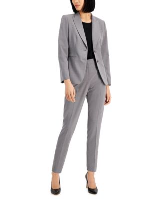 Tahari ASL Notched Two-Button Blazer & Shannon Suit Pants - Macy's