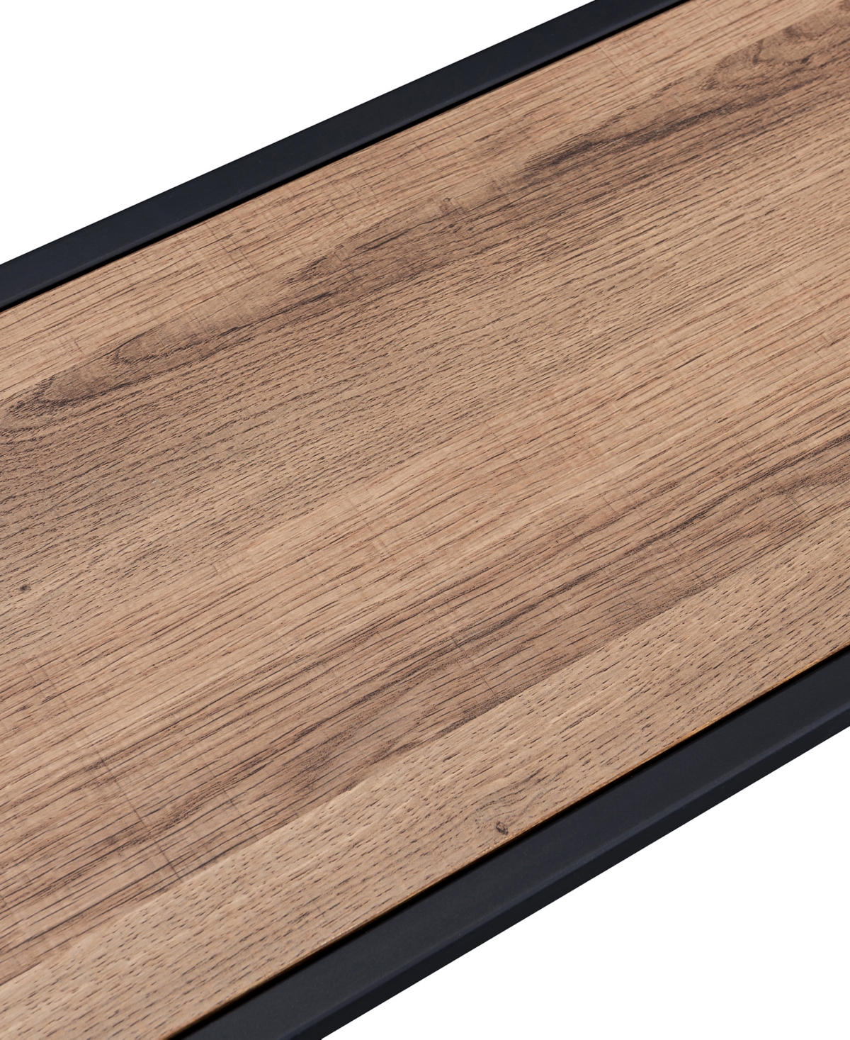 Hudson & Canal Vireo Accent Table With Shelf, 42" X 12"