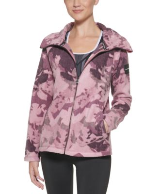 Calvin Klein - Mock-Neck Zippered Sweatshirt