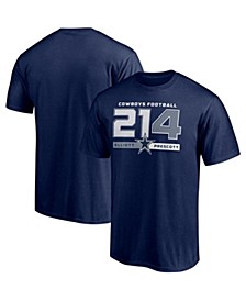 Men's Ezekiel Elliott Dak Prescott Navy Dallas Cowboys Hometown Collection 21 and 4 T-shirt