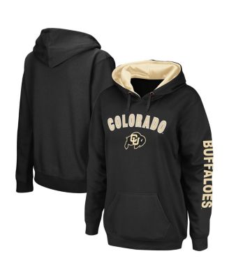 Women's Black Colorado Buffaloes Loud and Proud Pullover Hoodie