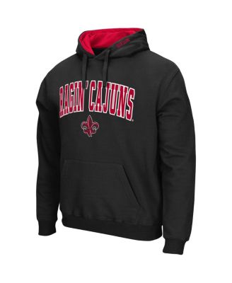 Men's Louisiana Ragin' Cajuns Arch and Logo Pullover Hoodie
