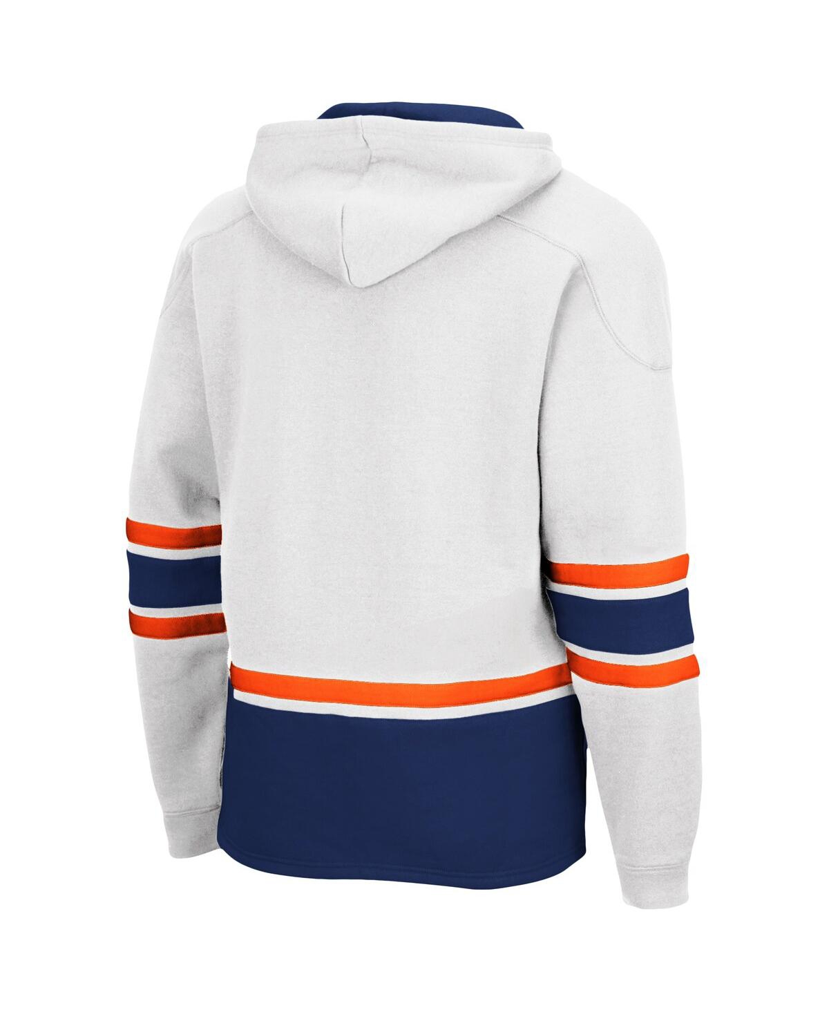 Shop Colosseum Men's White Illinois Fighting Illini Lace Up 3.0 Pullover Hoodie