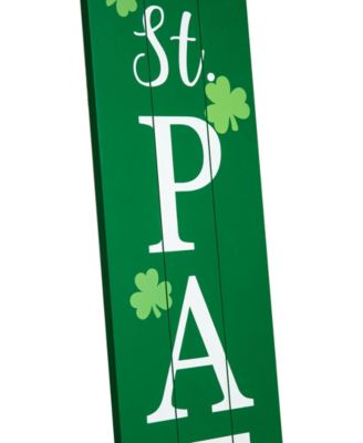 60" Wooden St. Patrick's Porch Sign