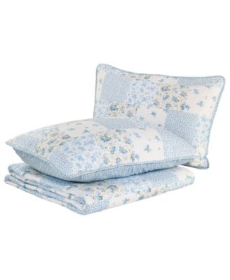 Kenna Cotton Reversible 3-Pc. Quilt Set, Full/Queen