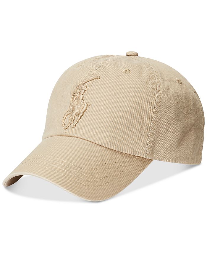 Polo ralph lauren mens twill signature ball best sale cap