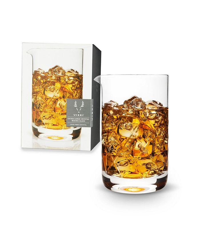 Viski Extra Large Faceted Mixing Glass Macy's