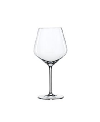 Style Burgundy Wine Glasses, Set of 4, 22.6 Oz