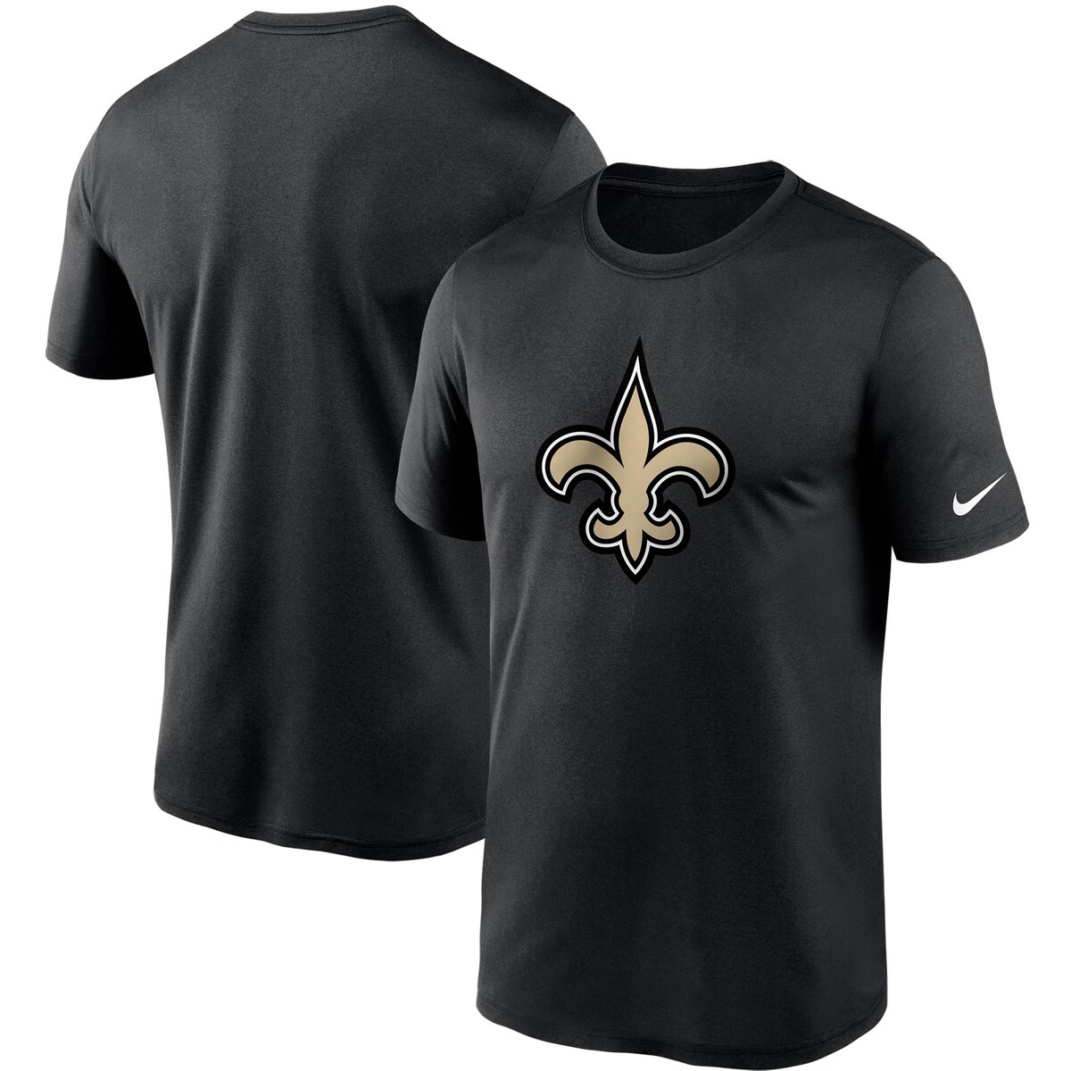 Nike Men's Black New Orleans Saints Logo Essential Legend Performance T-Shirt