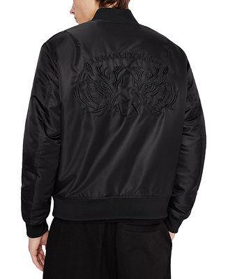 A|X Armani Exchange Men's Chinese New Year Tiger Embroidered Bomber ...