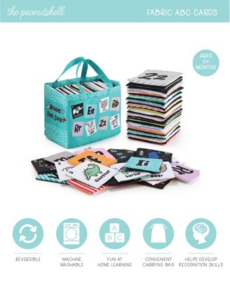 Toddler Soft Alphabet Cards with Cloth Storage Bag ABCs Learning Flash Cards, Best Early Educational Toys for 0 1 2 3 Years Old