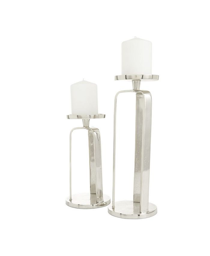 CosmoLiving Modern Candle Holder, Set of 2 Macy's