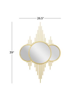 by Cosmopolitan Metal Contemporary Wall Mirror, 39" x 27"