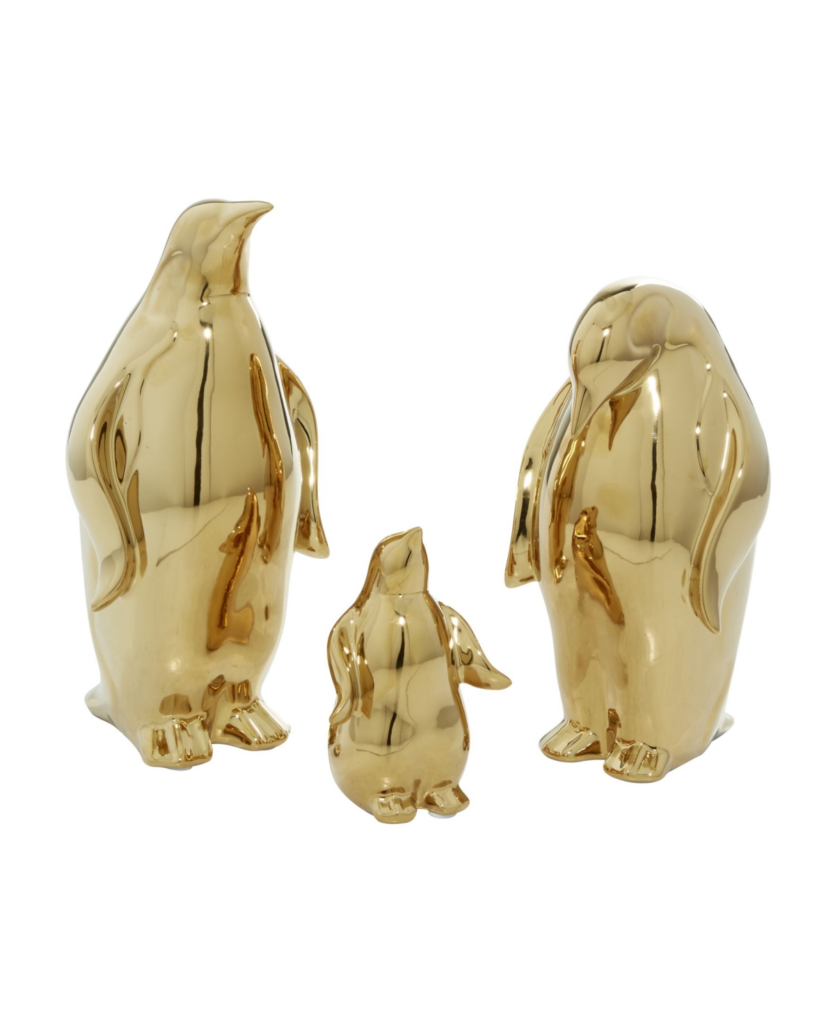 Rosemary Lane Glam Sculpture, Set Of 3 In Gold-tone