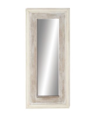 Farmhouse Wood Wall Mirror, 59" x 26"