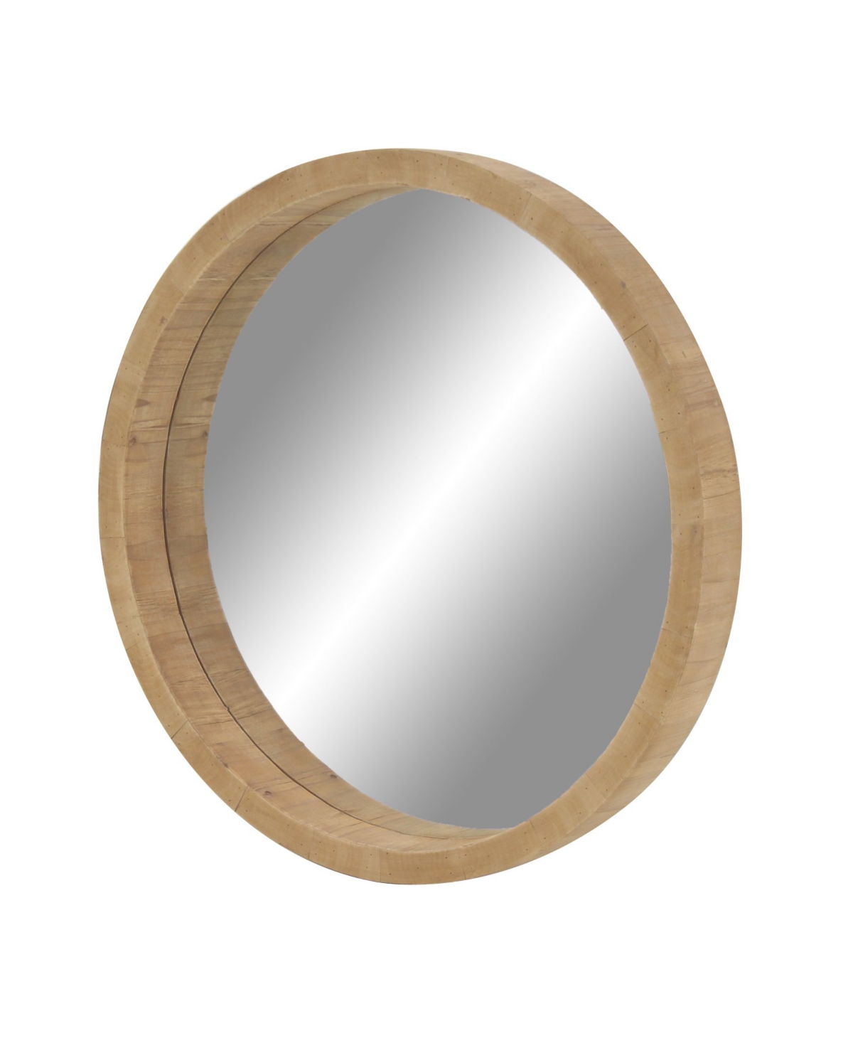 Rosemary Lane Natural Wood Wall Mirror - Natural
