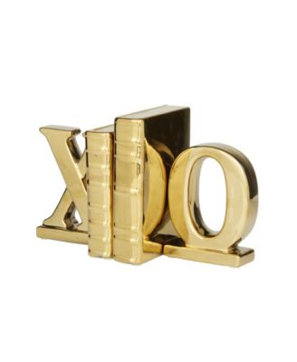 by Cosmopolitan Ceramic Glam X, O Sculpture, Set of 4