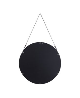 Modern Metal Wall Mirror, 33" x 20"