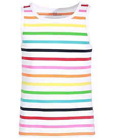 Little Girls Striped Tank Top, Created for Macy's 