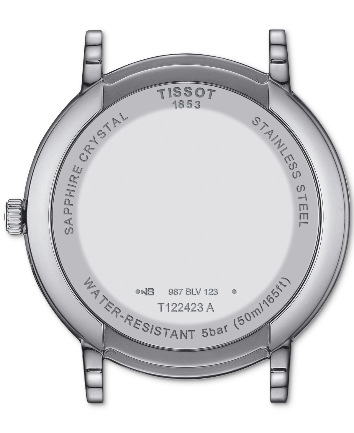 Shop Tissot Men's Carson Premium Gent Moonphase Blue Leather Strap Watch 40mm