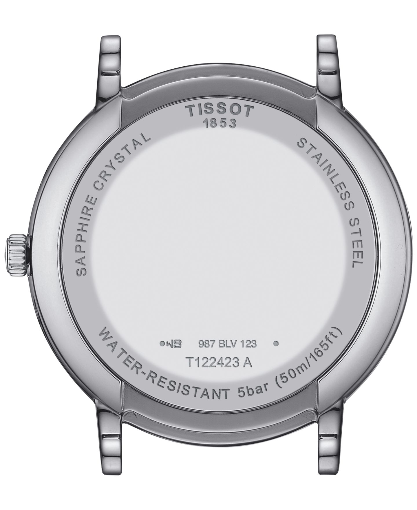 Мужские часы Tissot Carson Premium Gent Moonphase Stainless Steel Bracelet Watch 40mm — фото 3