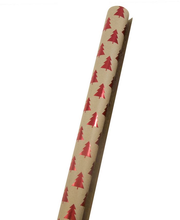 JAM Paper Gift Wrap Christmas Kraft Wrapping Paper Roll, 25 Square Feet -  Macy's