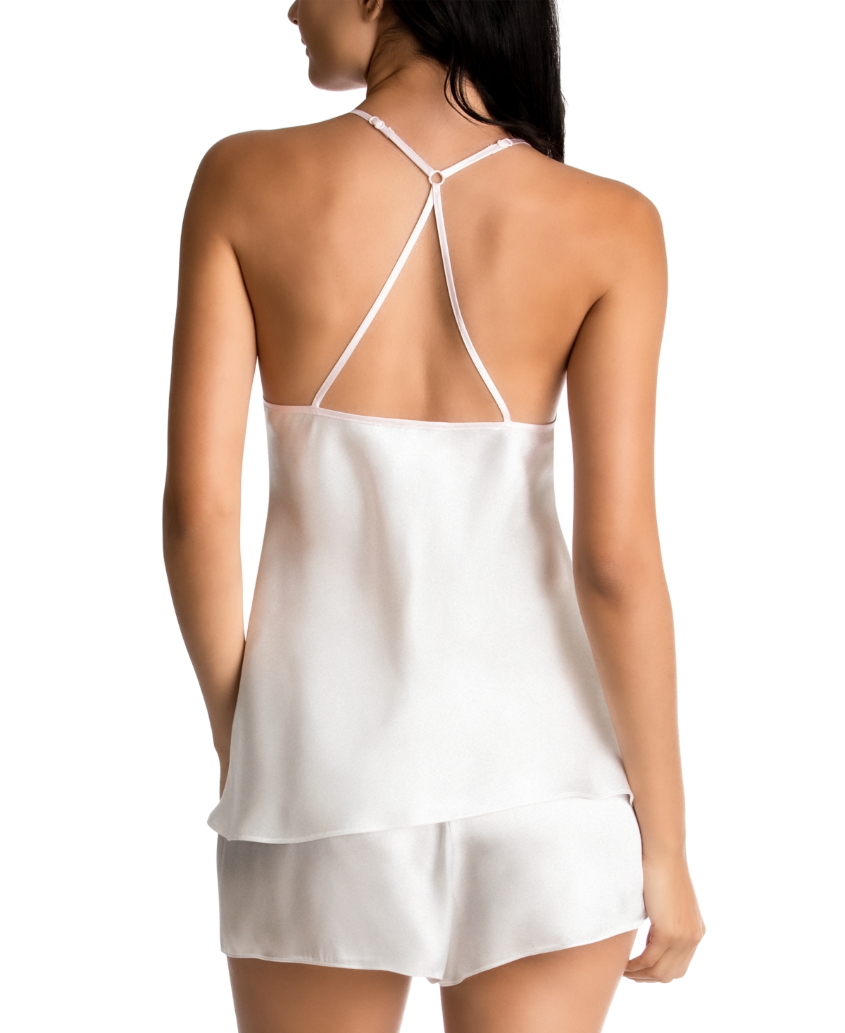 LINEA DONATELLA BRIDE SATIN WRAP ROBE, CAMI & TAP SHORTS SET 