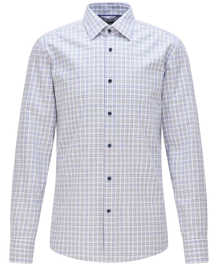 Hugo Boss BOSS Men's SlimFit Cotton Flannel Shirt & Reviews Hugo Boss Men Macy's