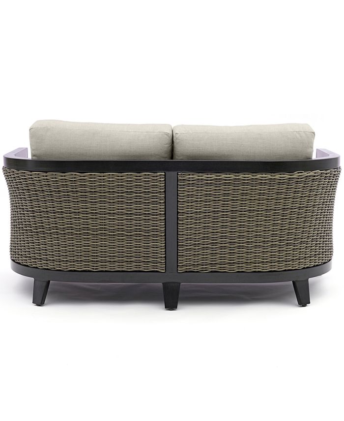 Agio Deco Outdoor Loveseat, Created for Macy's & Reviews - Furniture ...