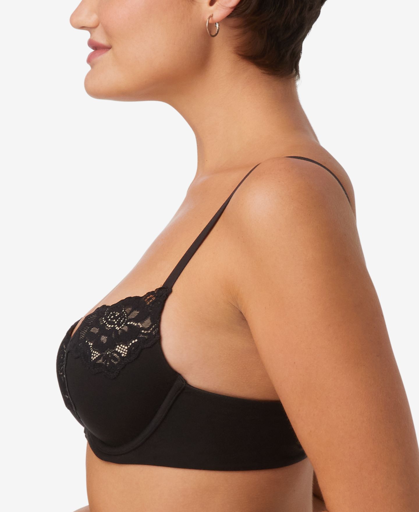 Бра Comfort Devotion® Lift, на косточках — Maidenform, цвет: Чёрный — фото 2