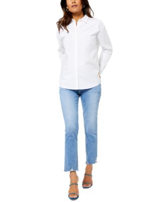 Paige - Side-Panel Straight-Leg Maternity Jeans