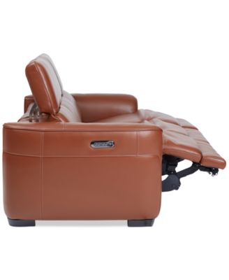 Lexanna 3-Pc. Leather Sofa with 3 Power Motion Recliners, Created for Macy&#39;s