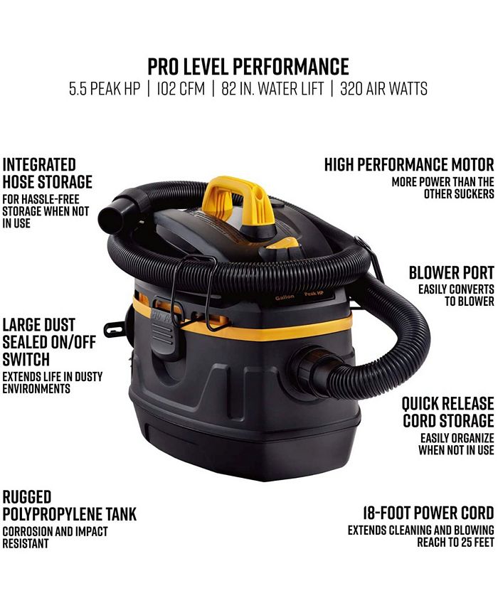 Vacmaster VFB511B 0201 Wet and Dry Vacuum Macy's