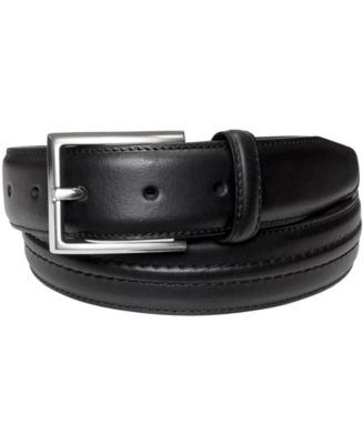 Florsheim Men's Caprio Raised Center Stitch Belt - Macy's