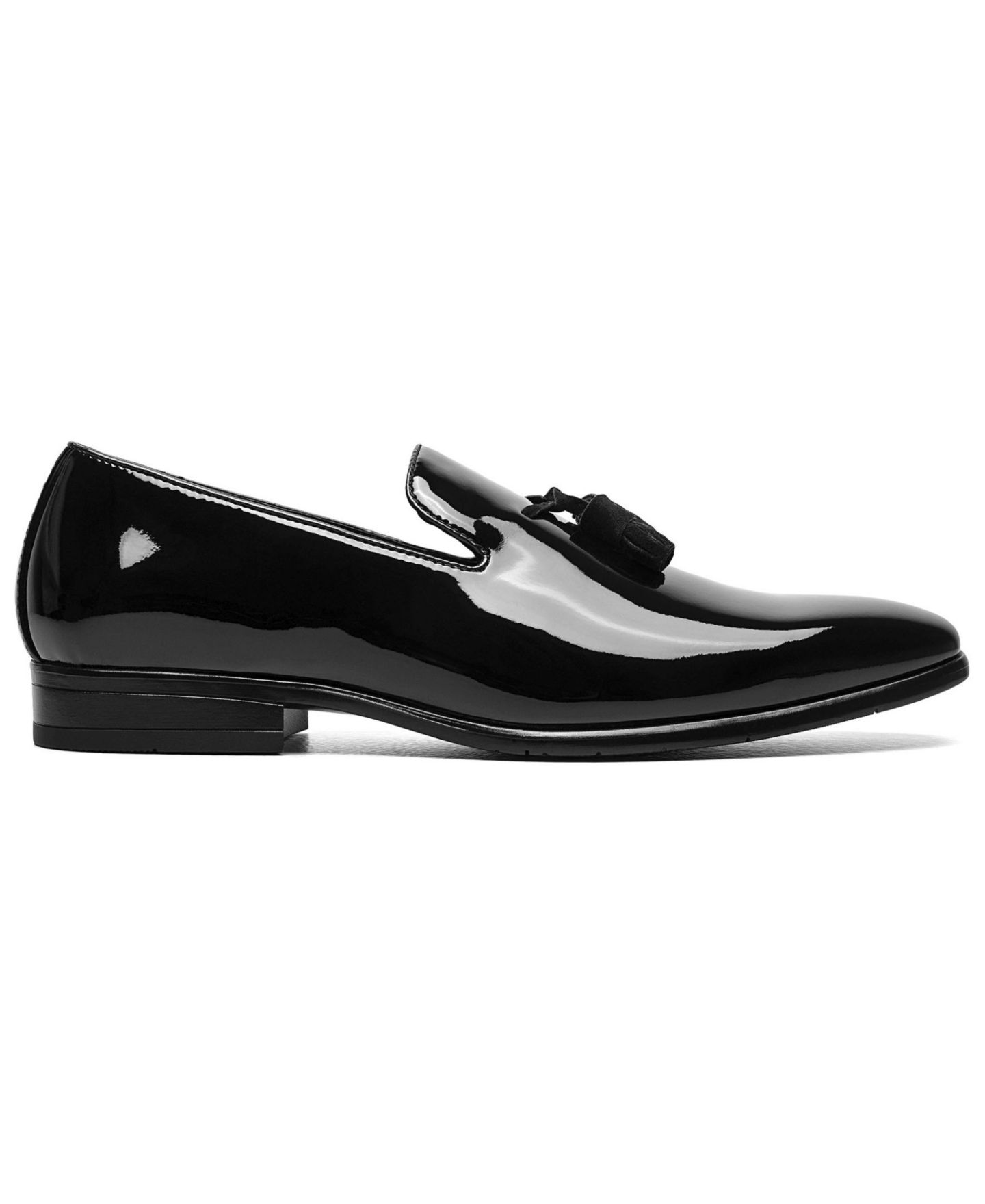 Мужские туфли Stacy Adams Phoenix Patent Leather Slip-on Loafer, цвет: Чёрный лаковый — фото 2