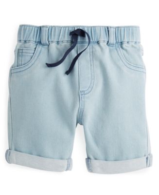 First Impressions Baby Boys Light Wash Denim Shorts, Created for