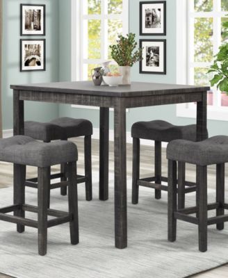 Vitaliya Square Counter Height Table, 36"