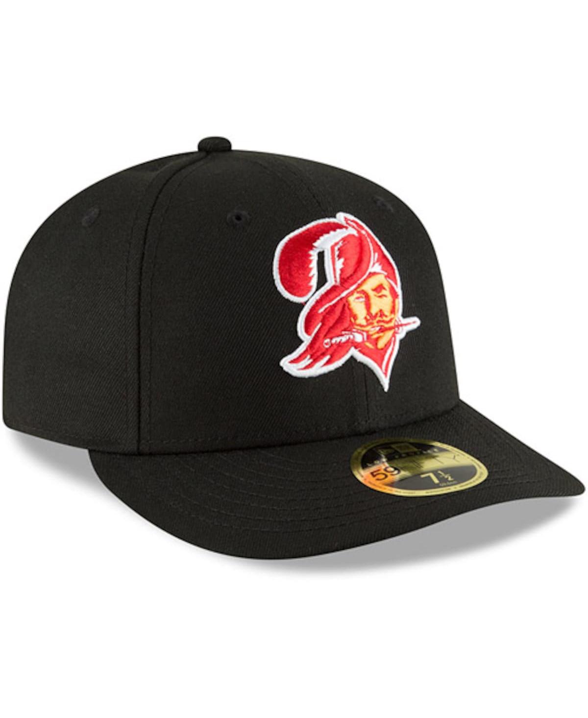 Men'sTampa Bay Buccaneers Omaha Throwback Low Profile 59FIFTY Fitted Hat - Black