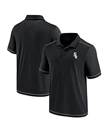 Men's Black Chicago White Sox Primary Team Logo Polo Shirt