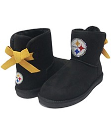 Women's Pittsburgh Steelers Low Team Ribbon Boots
