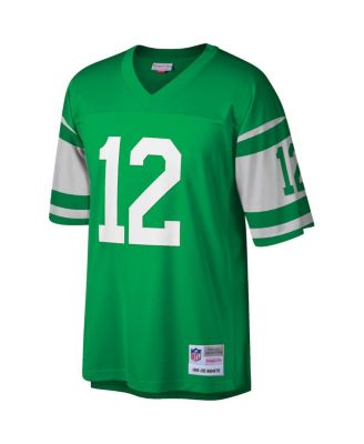 Men's Joe Namath Green New York Jets Big and Tall 1968 Retired Player Replica Jersey