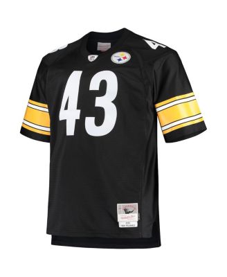 Men's Troy Polamalu Black Pittsburgh Steelers Big and Tall 2005 Retired Player Replica Jersey