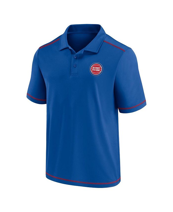 Fanatics Men's Blue Detroit Pistons Primary Logo Polo Shirt - Macy's