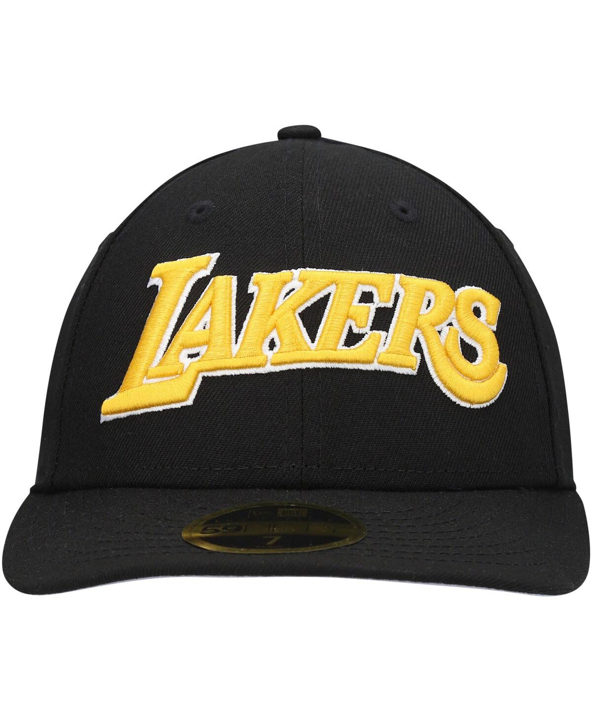 Men'sLos Angeles Lakers Team Low Profile 59FIFTY Fitted Hat - Black