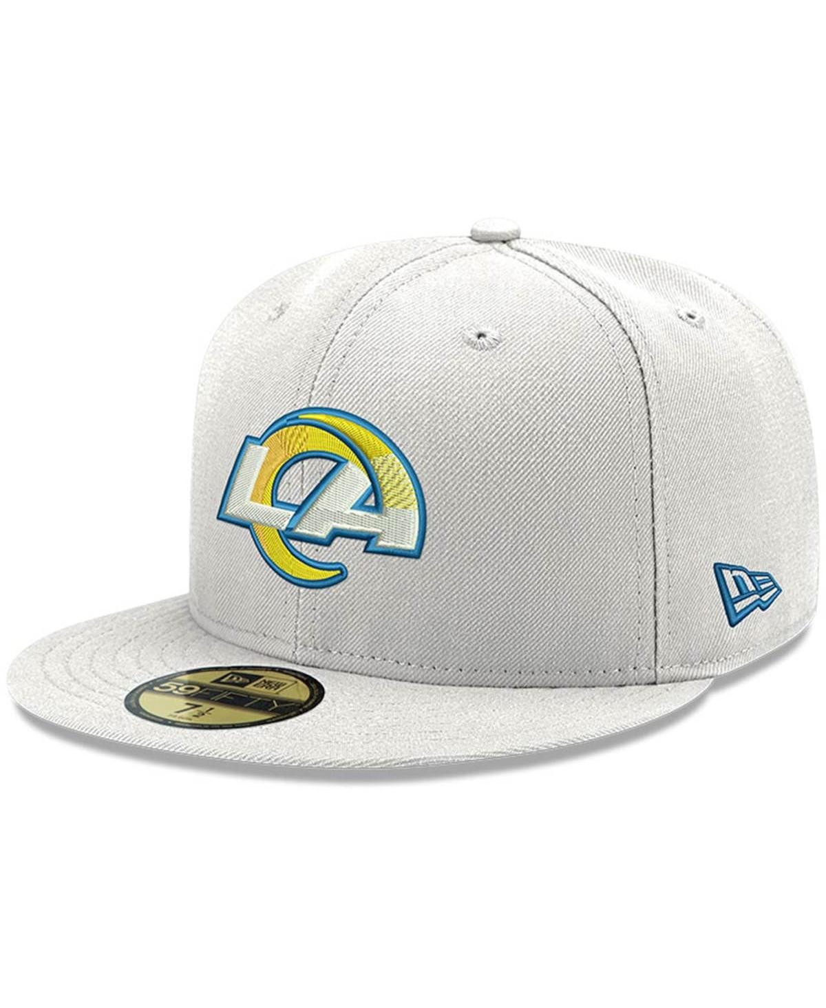 Men'sLos Angeles Rams Omaha 59FIFTY Fitted Hat - White