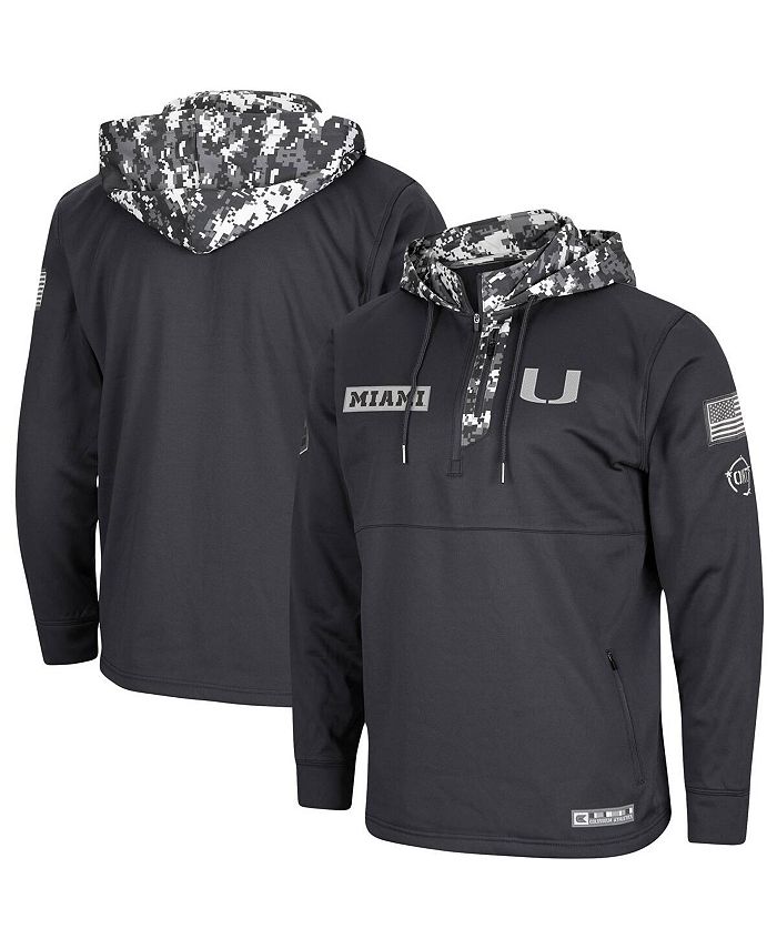 Colosseum Men s Charcoal Miami Hurricanes OHT Military Inspired